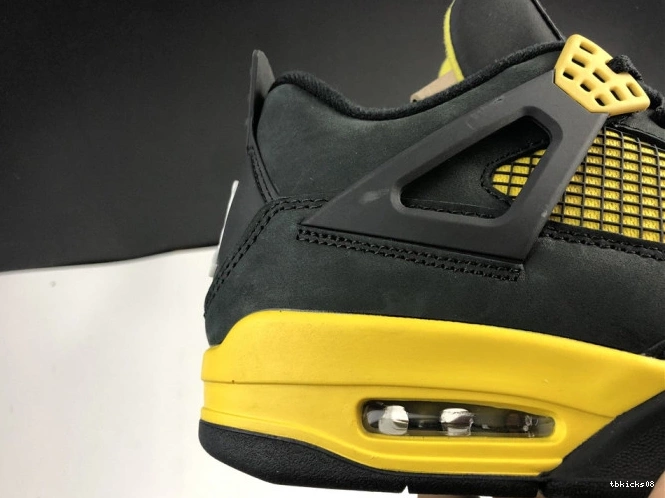 Cheap TBkick Air 4 Jordan Retro Thunder 308497-008 0810
